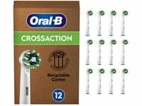 Oral-B CrossAction Aufsteckbürsten für elektrische Zahnbürste, 12 Stück,