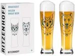 RITZENHOFF 3481001 Weizenbierglas 500 ml - 2er Set - Serie Brauchzeit Set Nr. 1, 2