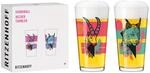RITZENHOFF 3491003 Becher 400 ml - 2er Set - Serie Farbknall Set Nr. 3, 2 St&uuml;ck mit