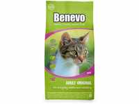 Benevo Katzenfutter vegan trocken (2kg), Pflanzliches Trockenfutter für Katzen...