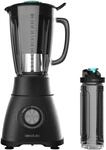 Cecotec Standmixer Power Black Titanium 2500MAX Go. 2500 W maximale Leistung, 6