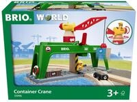 BRIO World 33996 Bahn Verlade Terminal - Mit beweglichem Kran zum Umladen von...