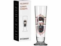 Ritzenhoff 1068240 Schnaps-Glas 40 ml – Serie Heldenfest, Motiv Nr. 4 –...