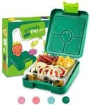 schmatzfatz Easy Bento Lunchbox f&uuml;r Kinder, BPA-frei, Lunchbox mit 4 F&auml;chern,