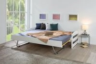 Inter Link &ndash; 2 in 1 Bett &ndash; Sofabett &ndash; 2 Liegefl&auml;chen 90 x 200 cm &ndash;