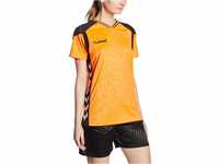 Hummel Damen Trikot Sirius Short Sleeve Jersey, Shocking Orange/Black, XS,