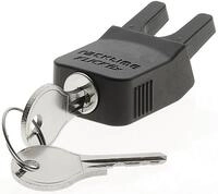 KlickFix 0209RS Unisex-Adult Steckschloss f&uuml;r Racktime Zubeh&ouml;r, schwarz,
