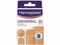 Hansaplast Universal Pflaster (20 Strips), schmutz- und wasserabweisende