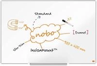 Nobo Magnetisches Emaillle-Whiteboard mit Stiftablage, 900 x 600 mm, Schlanker