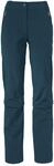 VAUDE Wanderhose Damen Farley Stretch Capri T-Zip III, Wasserabweisende Zip-Off