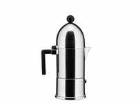 Alessi "LA CUPOLA" Espressomaschine 3. Tassen aus Gußaluminium, Griff und...