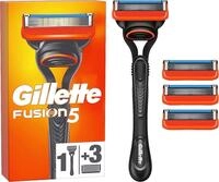 Gillette Fusion 5 Nassrasierer Herren, Rasierer + 4 Rasierklingen mit 5-fach...