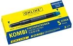 ONLINE Kombi-Tintenpatronen, Universal-Ersatz-Patronen, kompatibel mit allen