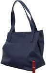 TOM TAILOR Miri zip Damen Shopper Umh&auml;ngetasche Rei&szlig;verschluss Gro&szlig; Blau