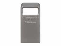 Kingston DataTraveler Micro USB Stick 128GB 200MB/s Metall USB 3.2 Gen 1 -