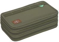 L&Auml;SSIG Federm&auml;ppchen bef&uuml;llt 20-teilig/School Triple Pencil Case Unique Olive