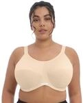 Elomi Energise Damen Sport-BH mit B&uuml;gel, &Uuml;bergr&ouml;&szlig;e - Beige - 100H