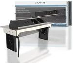 SCH&Uuml;TTE 3074 klappbare Steckdosenleiste f&uuml;r die Arbeitsplatte (2x USB & 2x 230 V
