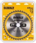 DeWalt DT1955-QZ - Hoja para construcci&oacute;n 235x30mm 40T
