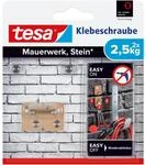 tesa 77902-00000-00 Klebeschraube f&uuml;r Mauerwerk und Stein, Halteleistung, Vierckig,
