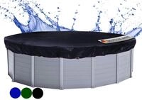 QUICK STAR Poolabdeckung Rund f&uuml;r 420-460 cm Pools | Planenma&szlig; &Oslash; 520 cm |...