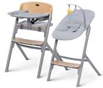 Kinderkraft Kinderhochstuhl LIVY + Babyliege CALMEE, 4in1, Stuhl f&uuml;r die ganze
