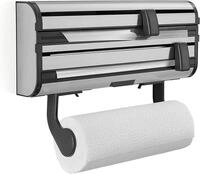 Leifheit Wandrollenhalter Parat Royal 2.0 f&uuml;r 3 Rollen, K&uuml;chenrollenhalter...