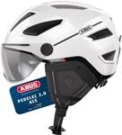 ABUS Stadthelm Pedelec 2.0 ACE - Fahrradhelm mit R&uuml;cklicht, Visier, Regenhaube,