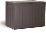 Gartenbaul 190 Liter Prosperplast Boardebox aus dunklem Ocker -Kunststoff 78 x 43,3 x