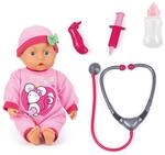Bayer Design 93378AA Doktorpuppe, mit Babylauten, sprechend, Fl&auml;schchen,