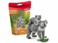 schleich 42566 Koala Mutter mit Baby, für Kinder ab 3+ Jahren, WILD LIFE -...