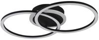 Reality Leuchten LED Deckenleuchte Venida R62783132, Metall Schwarz matt, inkl. 25
