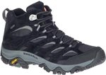 Merrell Herren Moab 3 Mid GTX Wanderschuhe, Black/Grey, 50 EU