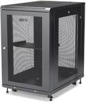 StarTech 18HE Enterprise Server Rack-Schrank Kit, 19 Zoll 4-Pfosten Serverschrank,