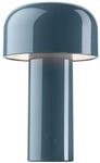 Flos Bellhop Tischleuchte Akku Aufladbar Polykarbonat Grey Blue, Ma&szlig;e: 12,5cm x