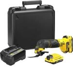 Stanley FatMax 18V Akku-Multifunktionswerkzeug SFMCE500D2K (2.0 Ah, Schleifer, S&auml;ge