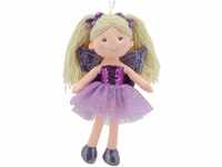 Sweety Toys 11766 Stoffpuppe Fee Plüschtier Prinzessin 30 cm lila