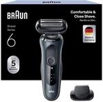 Braun Series 6 Elektrorasierer mit EasyClick Aufsatz, SensoFlex Rasierer Herren