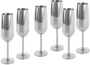 Echtwerk Sektglas, Champagnerglas, Sektkelche aus Edelstahl, Unzerbrechliche Gl&auml;ser,