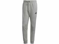 adidas Herren Essentials Fleece Regular Tapered Jogginghosen, medium grey