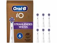 Oral-B iO Strahlendes Weiss Aufsteckbürsten für elektrische Zahnbürste, 6...