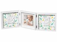 Baby Art Bilderrahmen, dreiteiliger Fotorahmen mit Gipsabdruck für Baby...