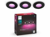 Philips Hue White & Color Ambiance Xamento Einbauspots 3-er Pack (1.050 lm),...