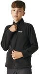Regatta Unisex Kinder King Ii' Lightweight Full Zip Fleece, Schwarz/Schwarz