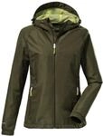 killtec Damen Funktionsjacke mit Kapuze, packbar KOS 15 WMN JCKT, dunkeloliv, 40,