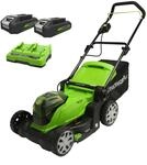Greenworks 48V (2x24V) Kabelloser Akku Rasenm&auml;her f&uuml;r Fl&auml;chen bis zu 220 m&sup2;, 41