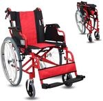 Mobiclinic&reg;, Faltrollstuhl, Doppelbremssystem, 44 cm Sitzfl&auml;che, Klappbare und