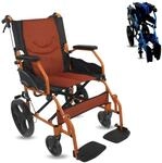 Mobiclinic&reg;, Rollstuhl, Klappbar, Leichtgewicht, Sitz 41 cm, Zwei bremssysteme,