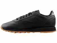Reebok Unisex Classic Leather Sneaker, CBLACK/PUGRY5/RBKG03, 38.5 EU