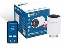 UNITEC Smart Heizkörper-Thermostat Erweiterung mit LCD Display, kompatibel mit